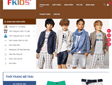 Tablet Screenshot of fkidsvn.com